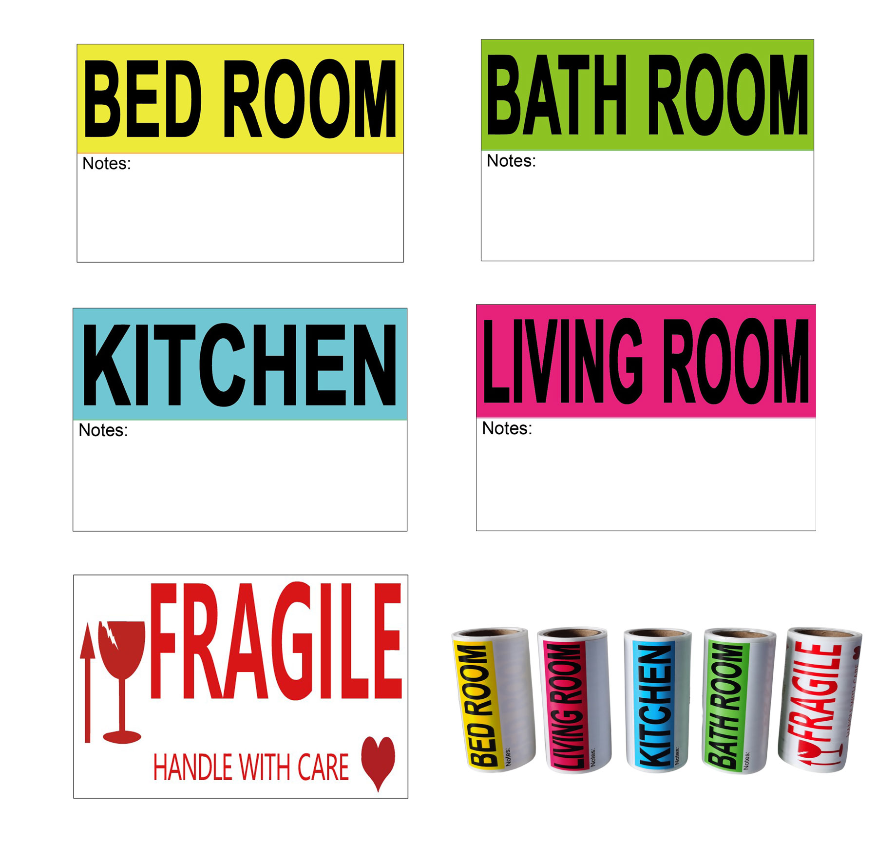 Large Print Labels Stickers — Cognition & Communication