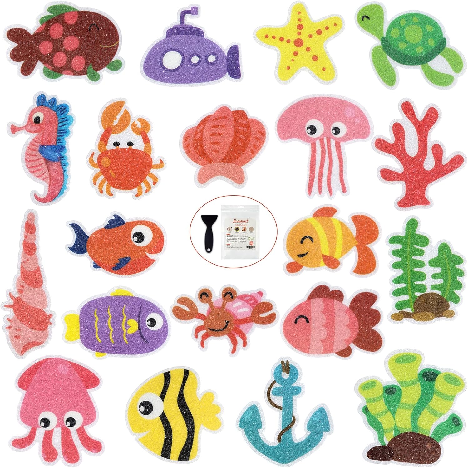Non Slip Bathtub Stickers — Bathroom Safety