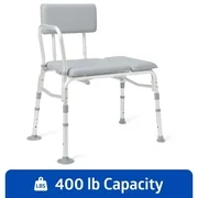 Padded Shower Chair With Back — Bathroom Safety