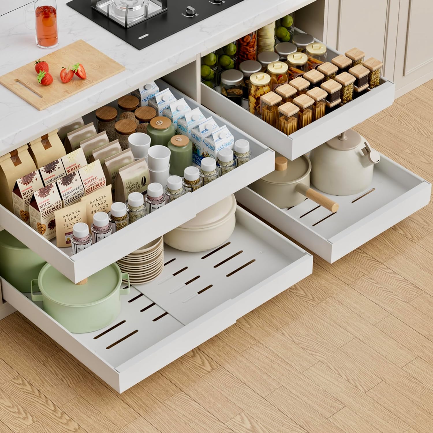 Pull Out Cabinet Organizer — Home Safety