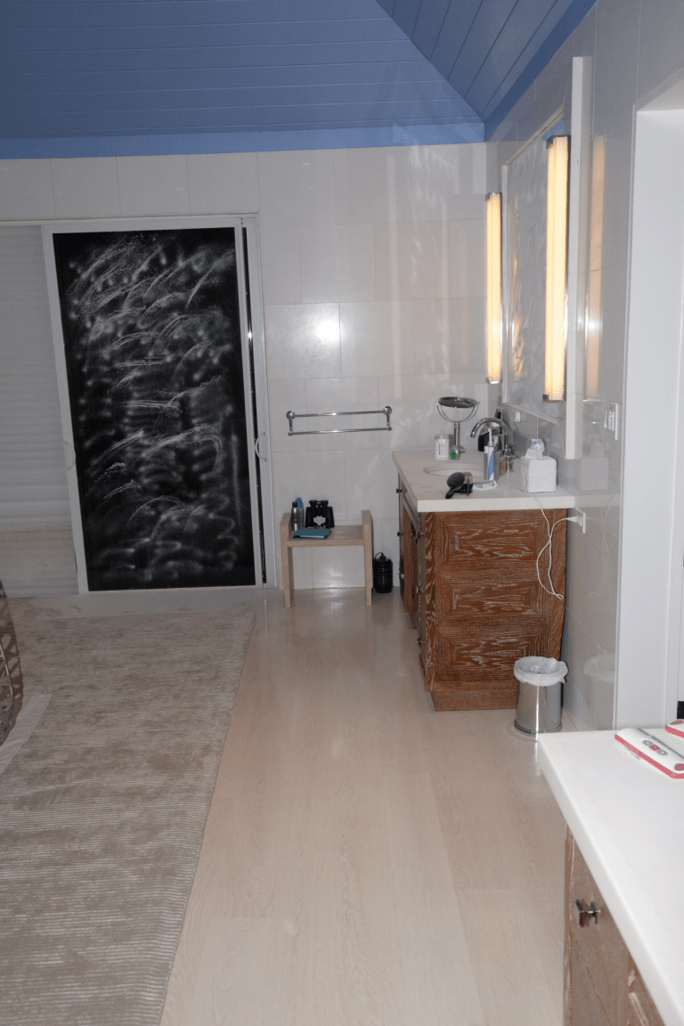 Compact Shower Stool — Bathroom Safety