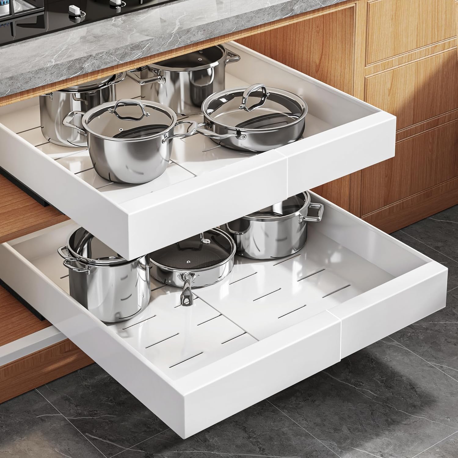 Sliding Shelf Organizer — Home Safety